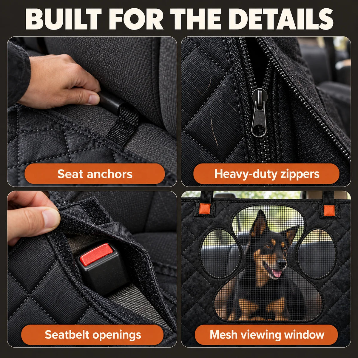 Universal Pet Seat Cover for Car