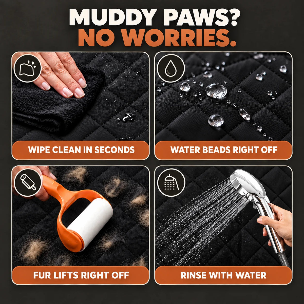 Universal Pet Seat Cover for Car