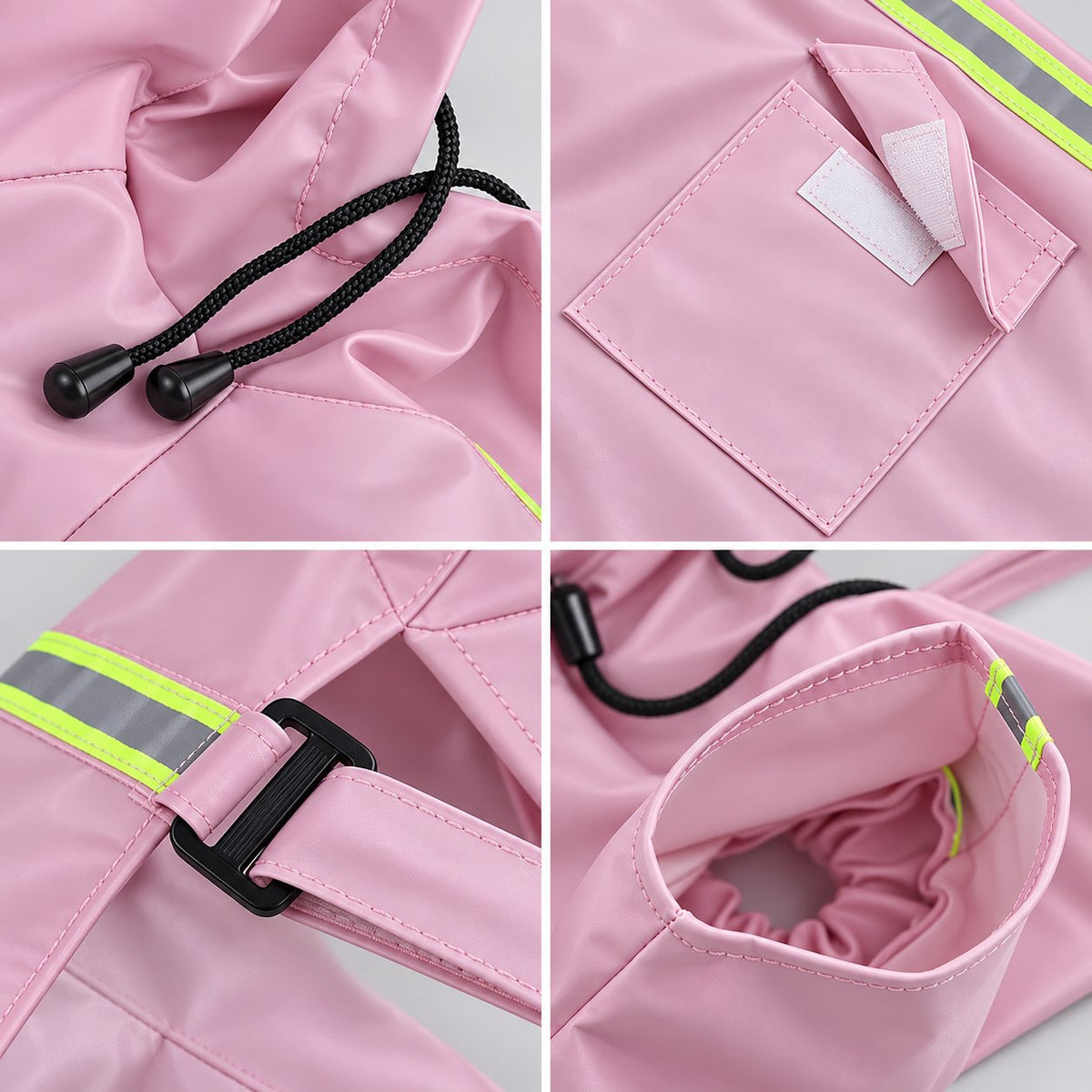 Hooded Dog Raincoat