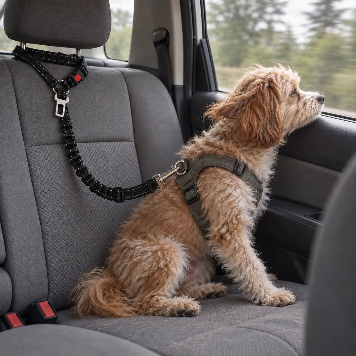 Dual Seat Belt Tether