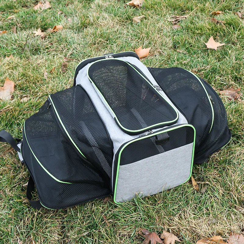 Pet Carrier Bag Foldable Small Dog Charter Carrying Cat Out Bag Expansion Pet Bag Mesh Breathable Expansion Foldable Handheld CEmpiti
