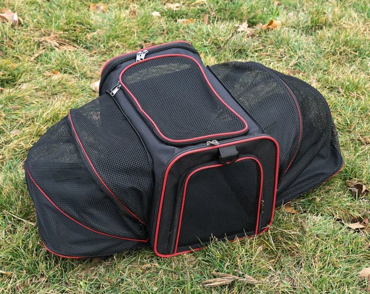 Pet Carrier Bag Foldable Small Dog Charter Carrying Cat Out Bag Expansion Pet Bag Mesh Breathable Expansion Foldable Handheld CEmpiti