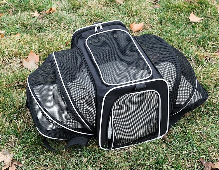 Pet Carrier Bag Foldable Small Dog Charter Carrying Cat Out Bag Expansion Pet Bag Mesh Breathable Expansion Foldable Handheld CEmpiti