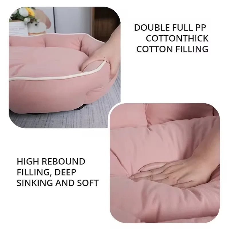 Pet Sofa Sleeping Bed Large Dog Bed House for Cats Big Space Dog Sofa Sleeping Mat Winter Warm Dog CushionEmpiti
